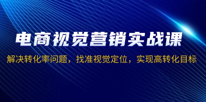 电商视觉营销实战课，解决转化率问题，找准视觉定位，实现高转化目标插图